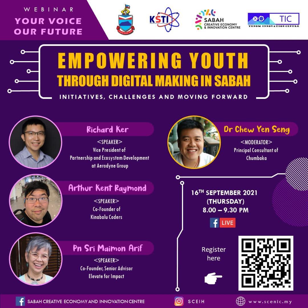 You are currently viewing SCENIC to organize “Empowering Youth through Digital Making in Sabah” programme